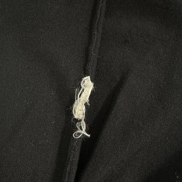 Carven Knit Pencil Skirt Black size S Gathered Side Stretch Knee Length - Picture 8 of 11